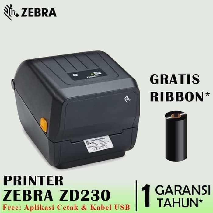 Printer Barcode Thermal Label Printer Zebra Zd 230 Zd230 Gt820 Lazada Indonesia 9348