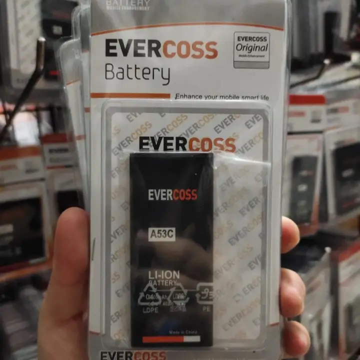 Baterai Battery Batre Evercoss A53c A53c Original Double Power Lazada Indonesia