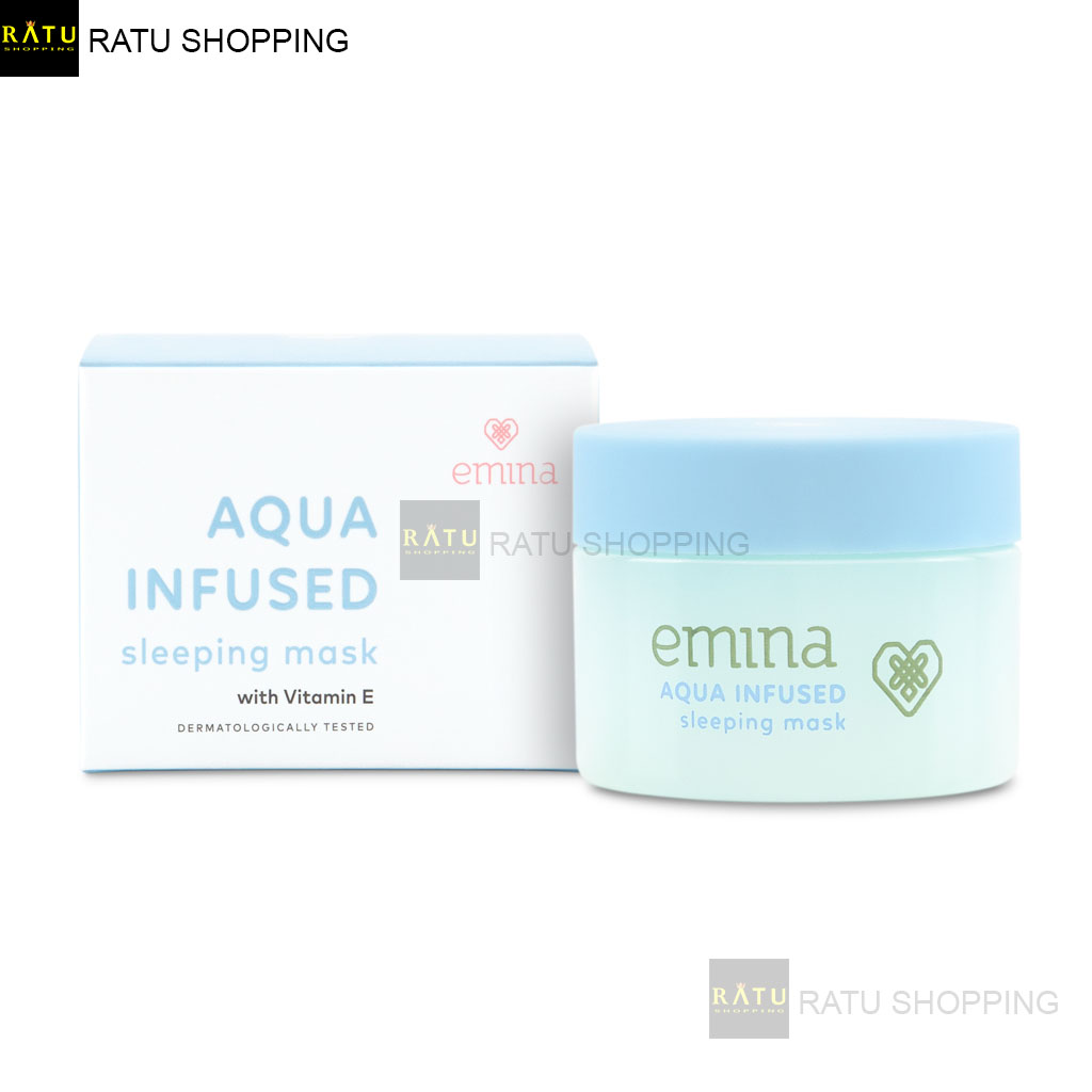 EMINA Aqua Infused Sleeping Mask 30 g Masker Skincare Lazada