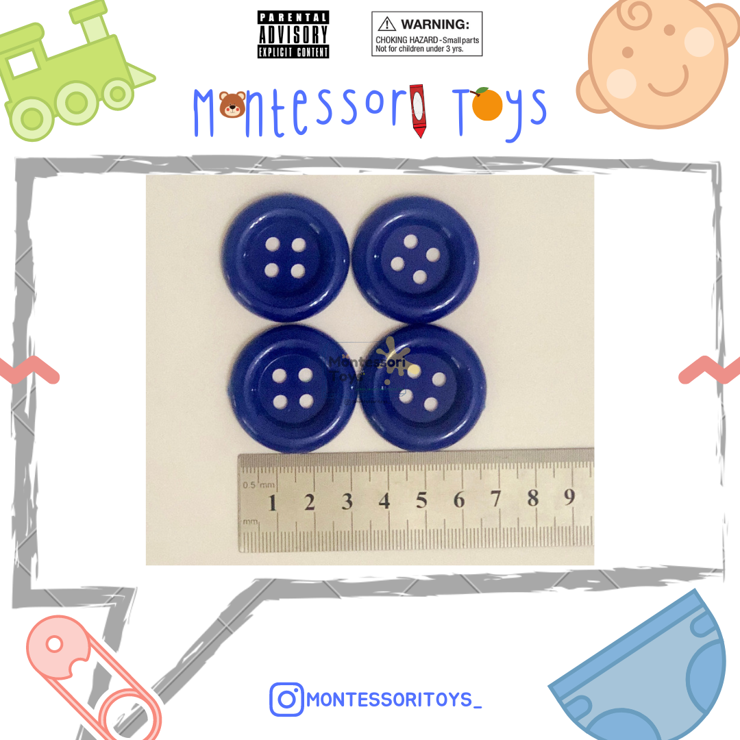 Kancing Baju Ukuran Besar Jumbo Merk Polaris ukuran 3,5cm 4 lubang