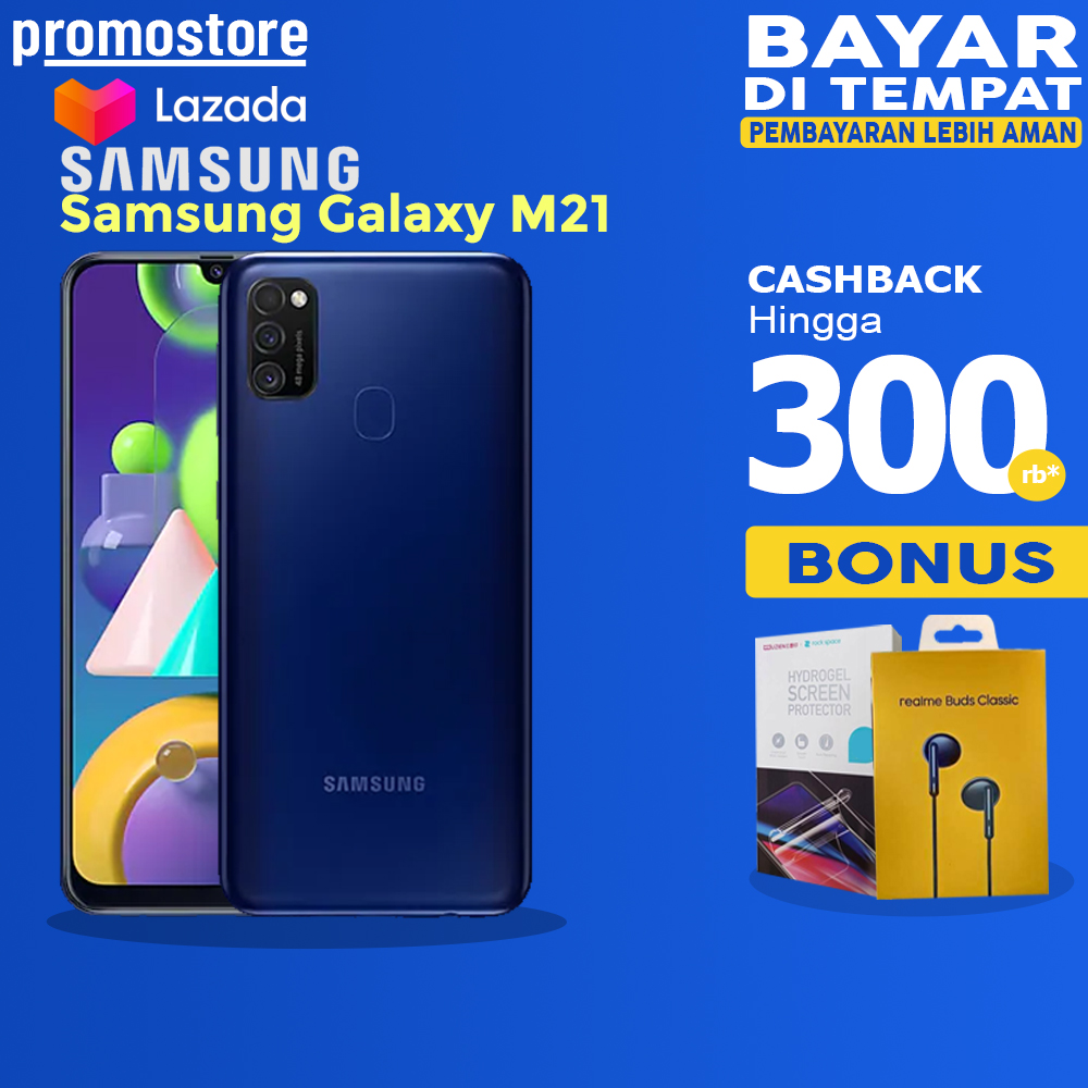 Hp Samsung Galaxy M21 4 64gb Garansi Resmi Hp Murah Bisa Gojek Grab Lazada Indonesia