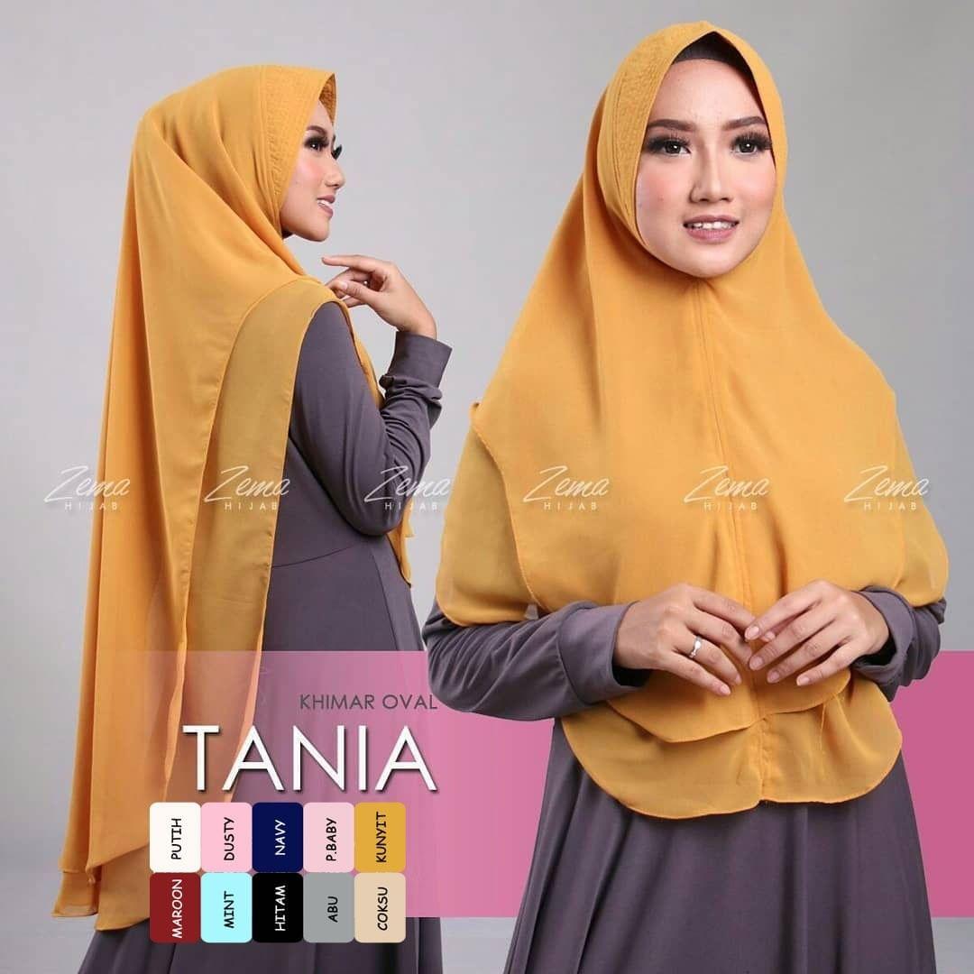 Khimar Tania Jamilah Grosir Murah / Kerudung Instan / Khimar Murah / pakaian Muslim