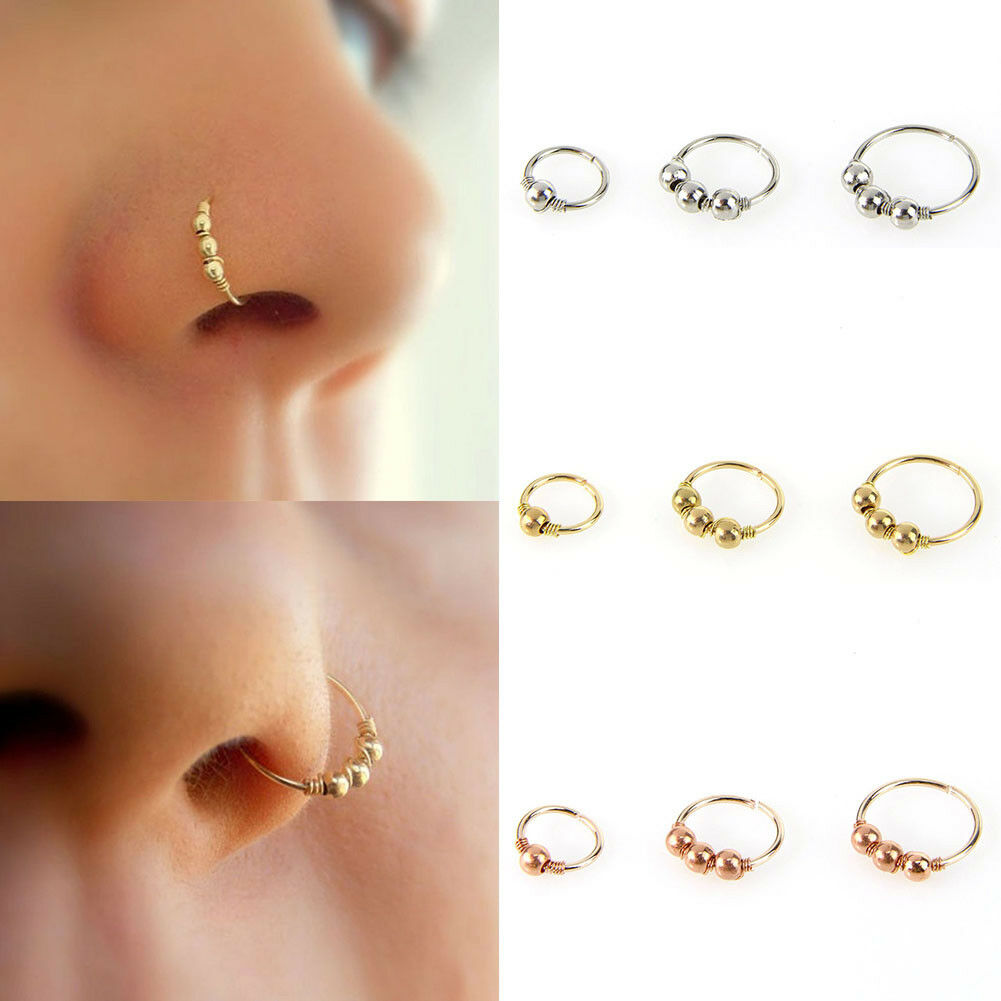 S & C Round Circular Stainless Steel Nose Ring | Buy Online in South Africa  | takealot.com