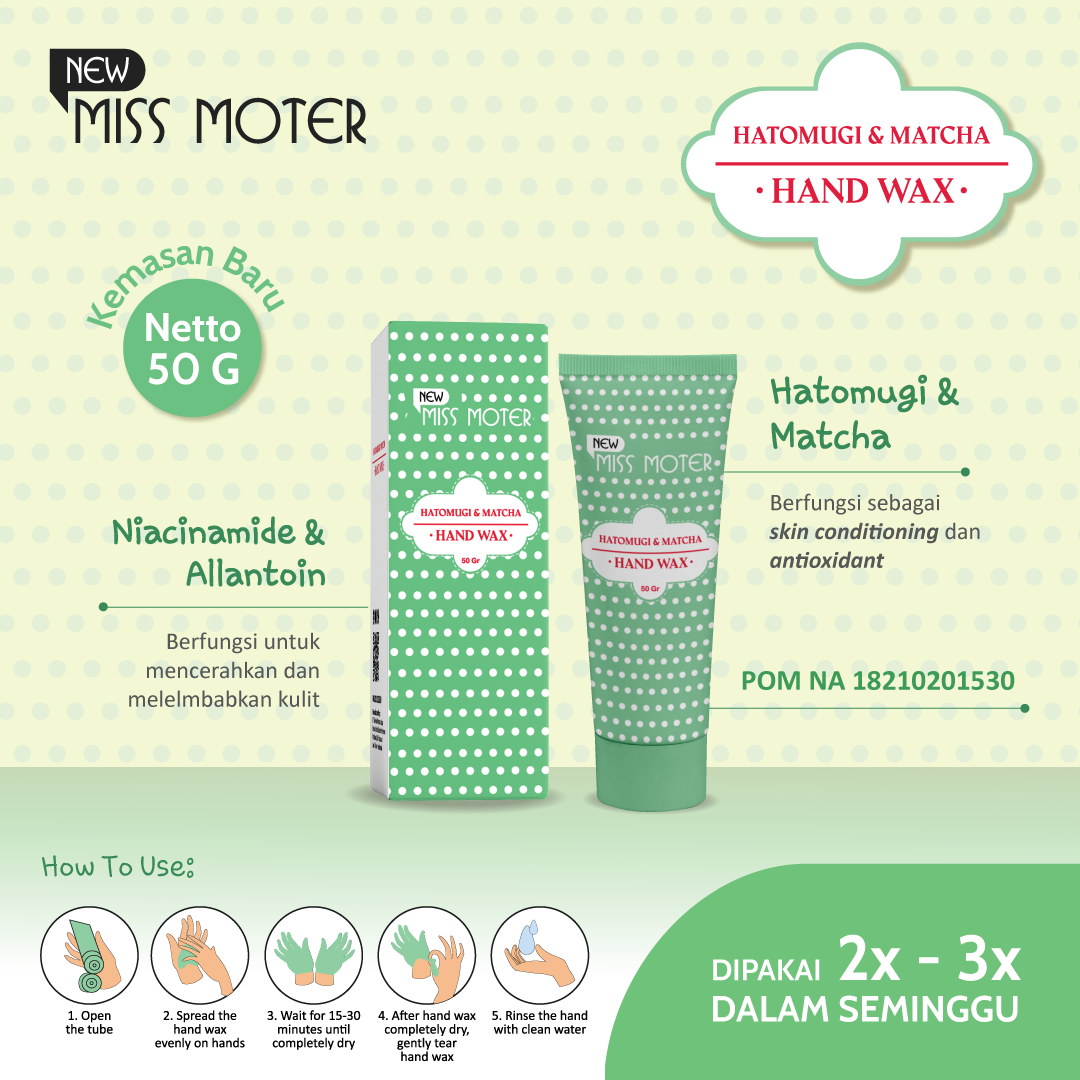 NEW MISS MOTER Hatomugi and Matcha Hand Wax Lazada Indonesia