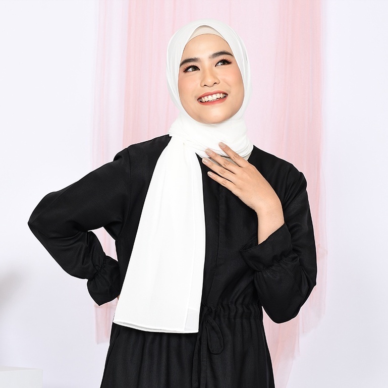 [ Hijabasket ] Badreeyah.id - Pashmina Ceruty Babydoll Premium Original | Berkualitas Premium