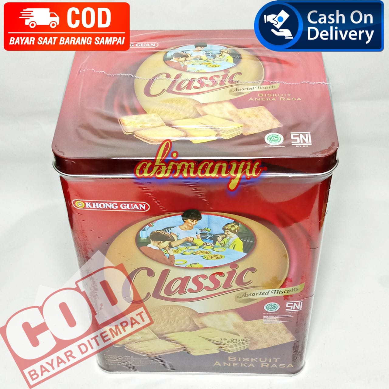 その他 Biskuit konghuan kaleng 1,7kg Khong Guan Top Choice Biscuit Assortment (Tin) 3123070 康元