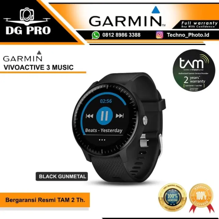 garmin vivoactive 3 music ios
