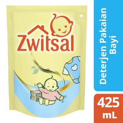 Zwitsal Baby Fabric Detergent Deterjen Pakaian Bayi Refill 425ml