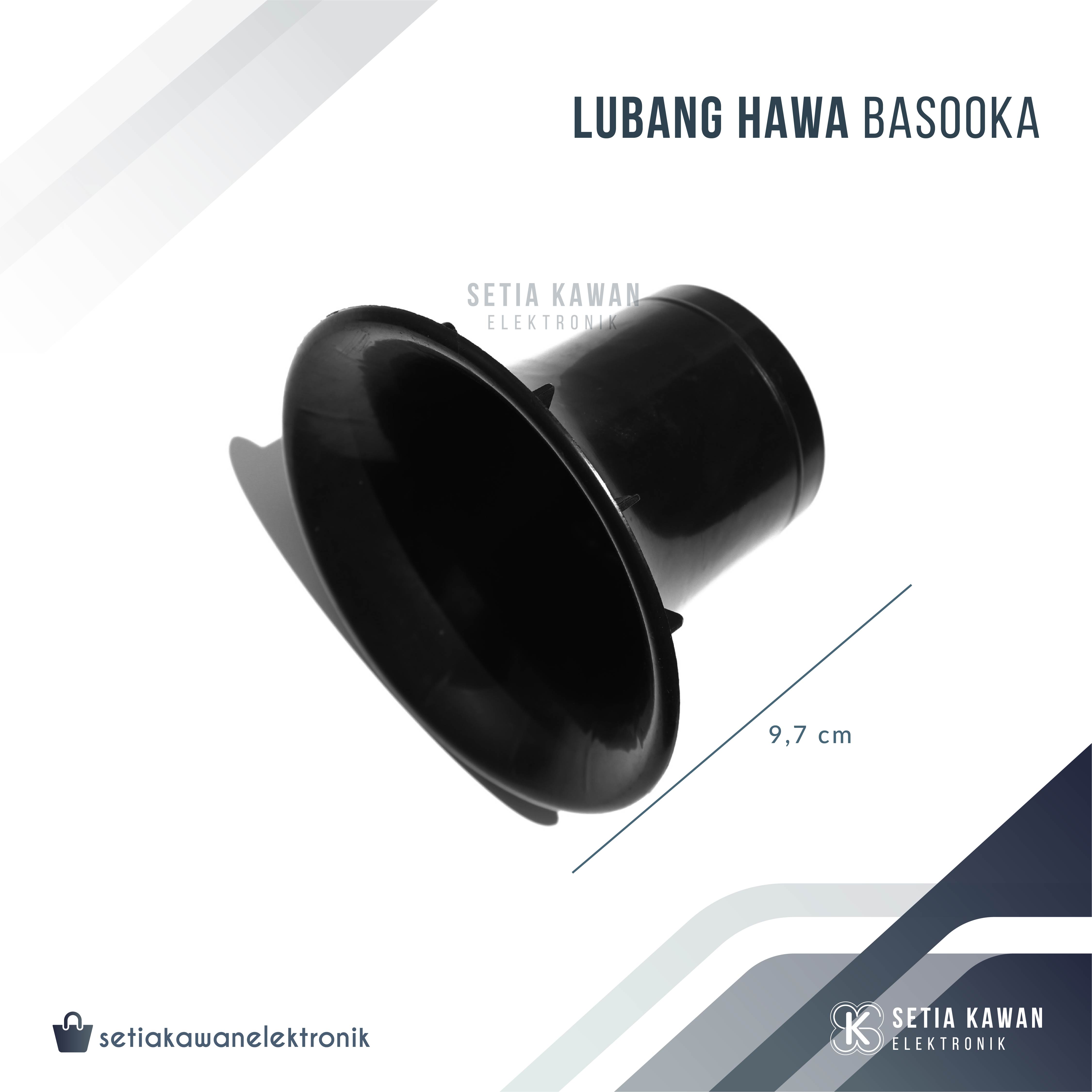 Lubang Angin Box Speaker Basooka / Lobang Hawa Salon Speaker Bazzoka