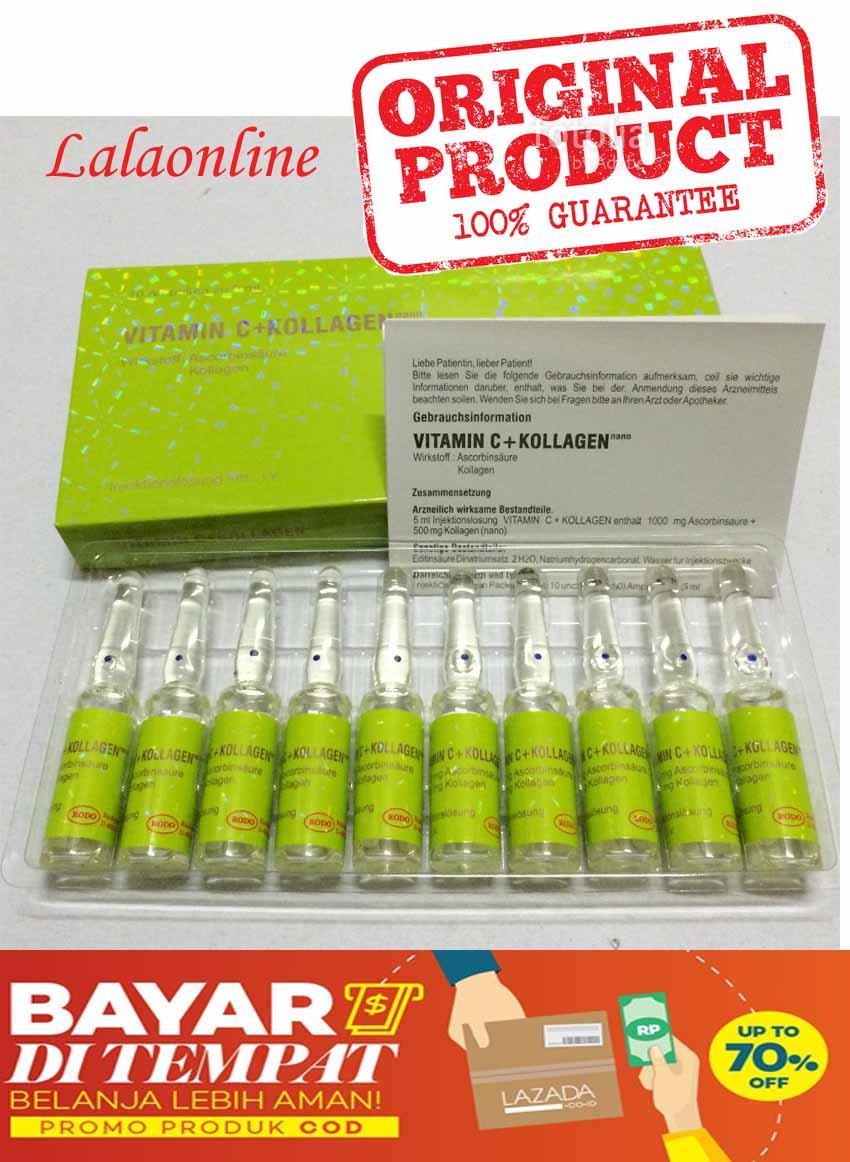 Rodotex Nano Injeksi Vitamin C + Collagen (HIJAU) Original / rodotex vit c Original