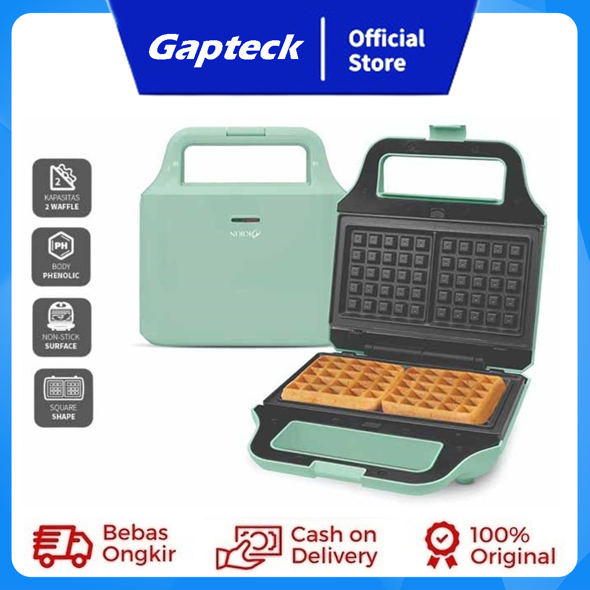 Toaster Kirin Kotak / Toaster kirin / Kirin Waffle Toaster / Kirin KWT