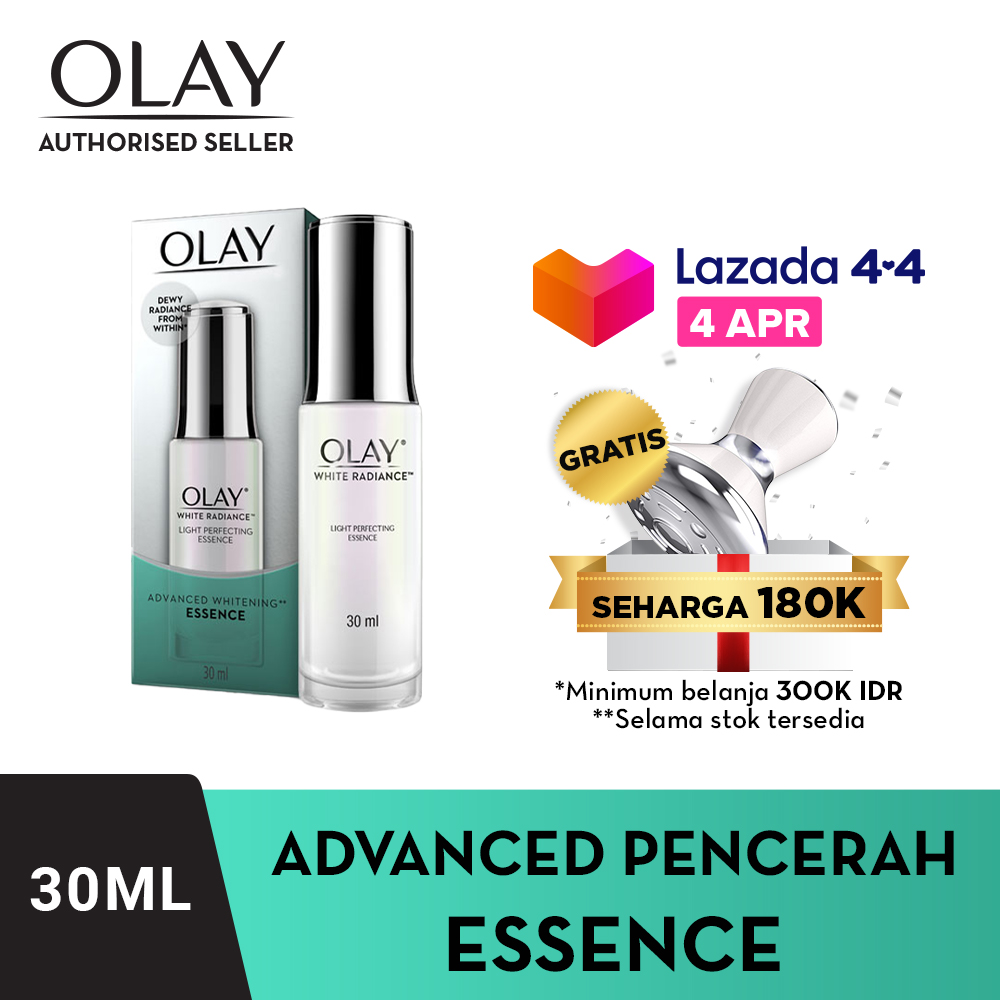 olay white radiance essence harga