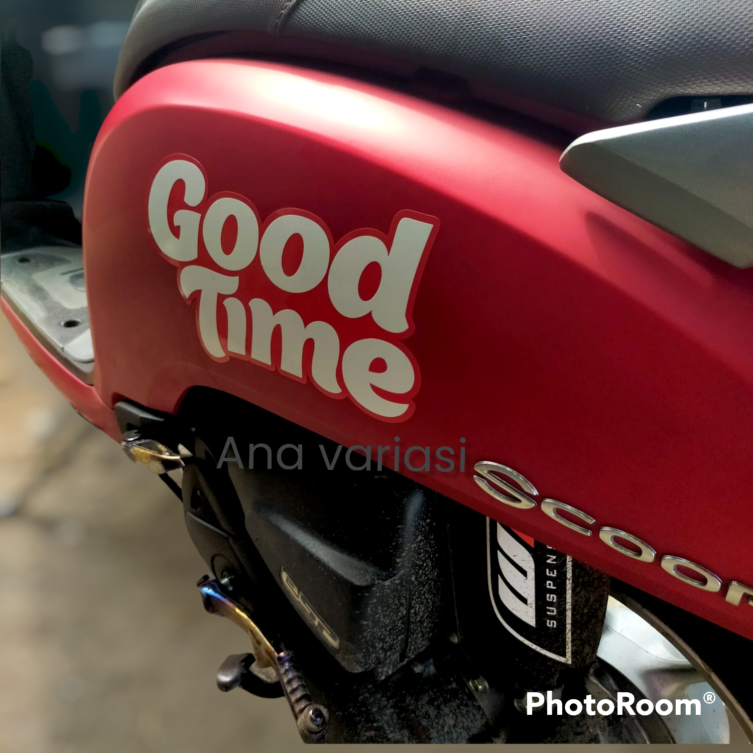 stiker scopy good time stiker motor good time stiker scopy | Lazada ...