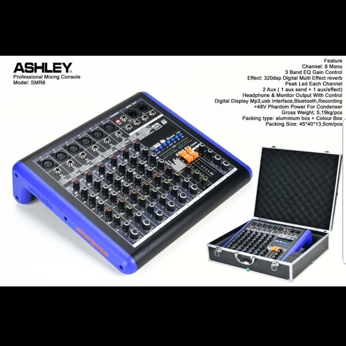 Harga mixer ashley 6 channel