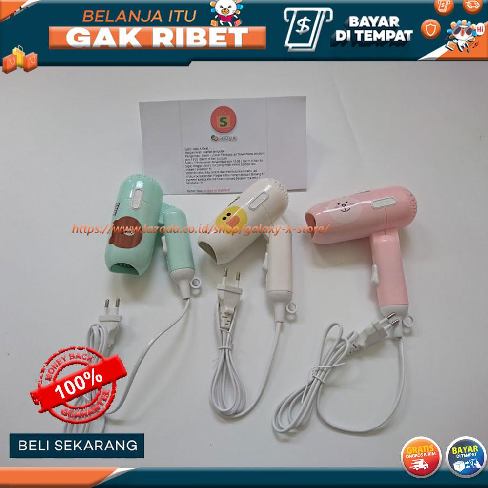 Hair Dryer Mini Lipat ONYX 938 Karakter 500 Watt / Pengering Rambut Mini Karakter Catok Rambut Mini Lurus Curly