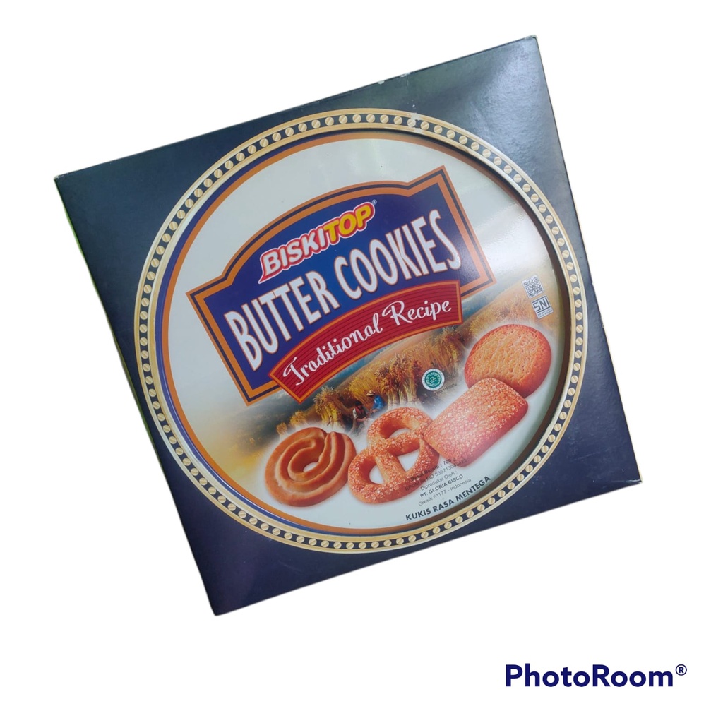 BISKITOP BUTTER COOKIES 700g Biskuit Kaleng Dus Biscuit Lebaran Snack Cemilan Anak Manis Kue