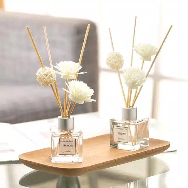 Aroma Terapi Pengharum Ruangan/ Aromatherapy Diffuser Reed Diffuser with Rattan Sticks 50ml