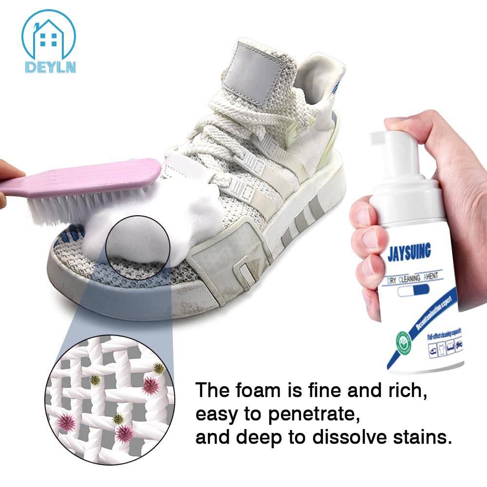 how to clean white foam shoes