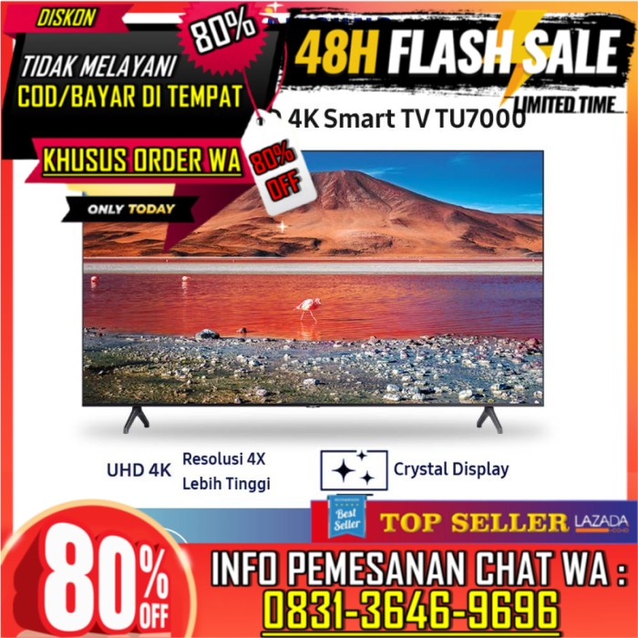 Jual Tv Samsung Ua50tu7000 Terbaru Lazada Co Id