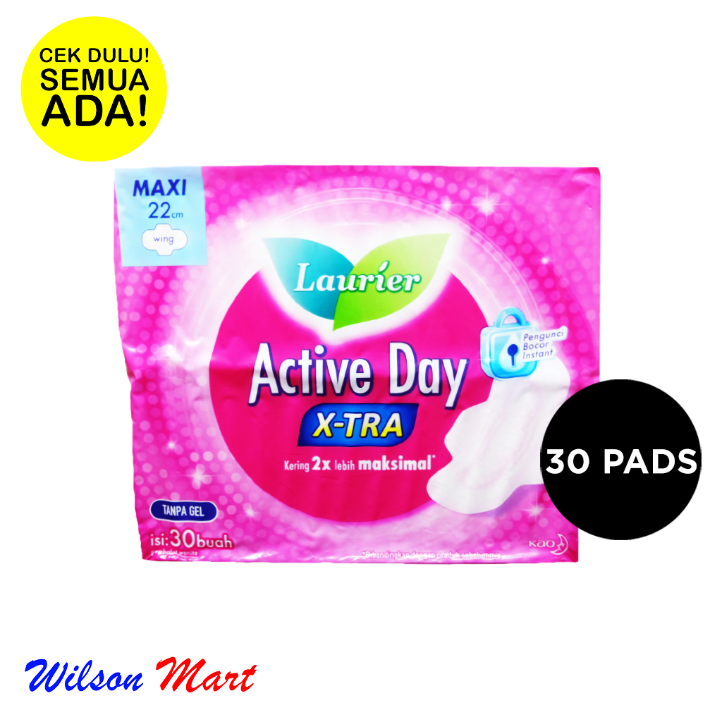 LAURIER ACTIVE DAY XTRA MAXI WING 22 CM 