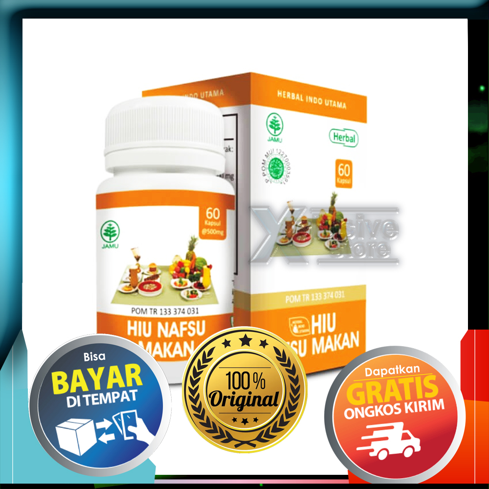 Kapsul Nafsu Makan HIU [ASLI]60 Kapsul/solusi atasi kurang nafsu makan