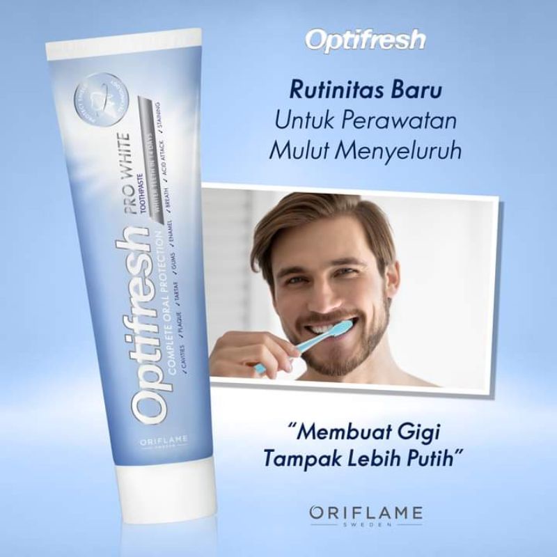 OPTIFRESH Pro White Toothpaste/ Kode 38874 /Ex 05/24 Lazada Indonesia