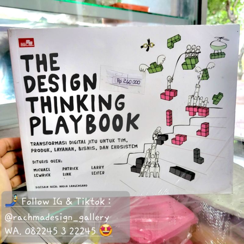 BUKU BISNIS THE DESIGN THINKING PLAYBOOK MICHAEL LEWRICK, PATRICK LINK ...