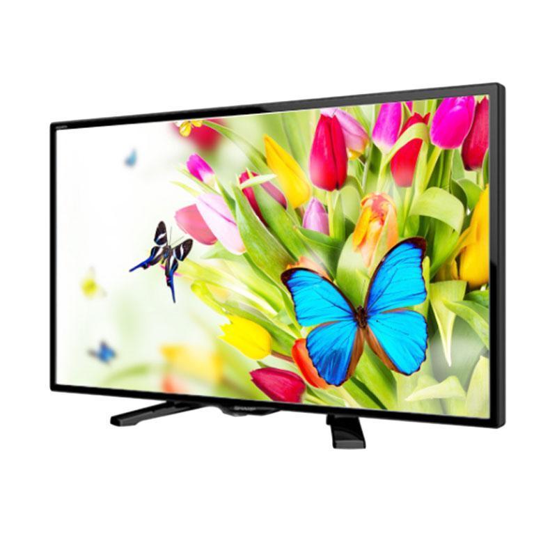 SHARP AQUOS LED 24 INCH TELEVISI LC-24LE170I FULL HD TV MODERN GARANSI RESMI