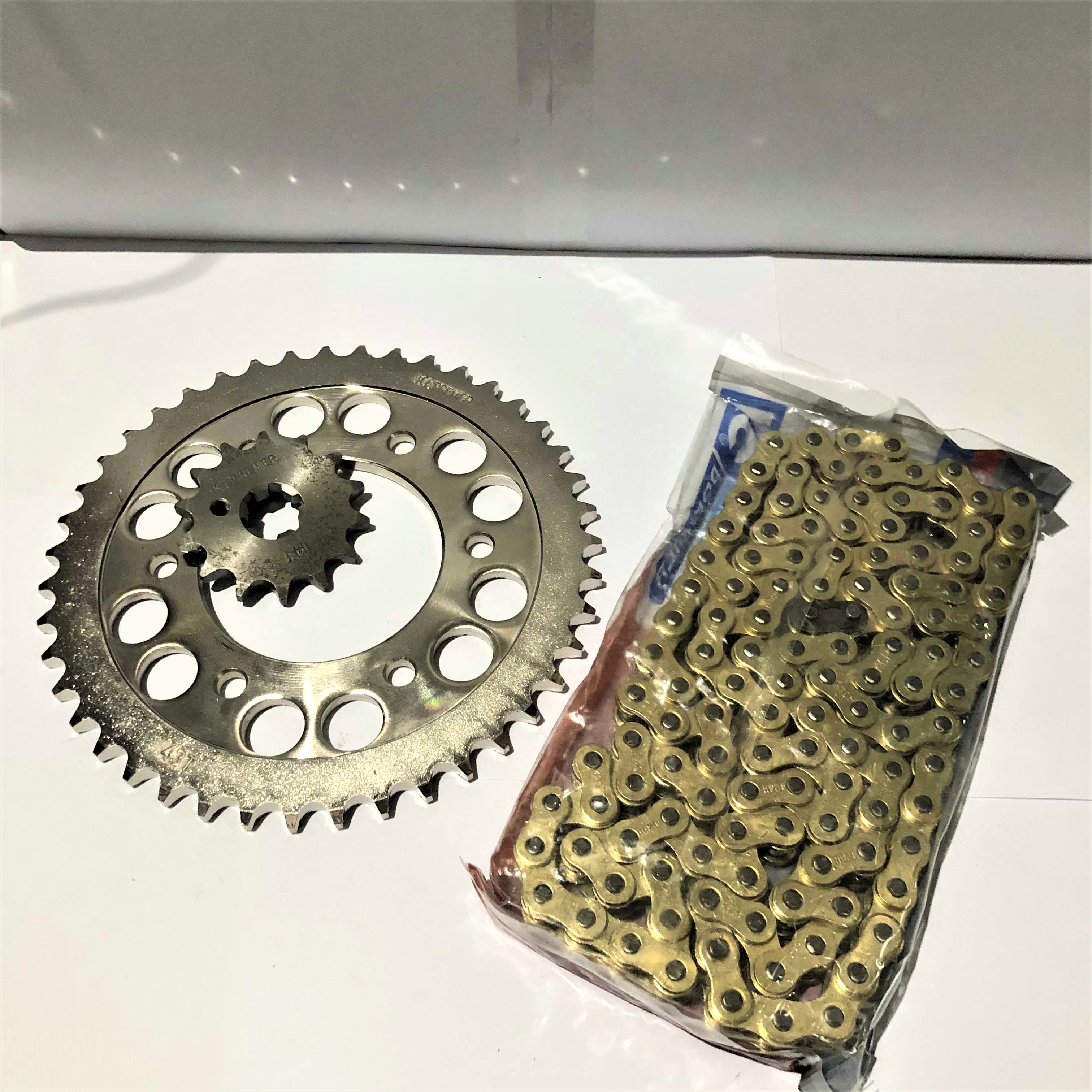 Gear Paket MX King Gear Set Rantai Gold Jupiter MX King Rantai Kuning