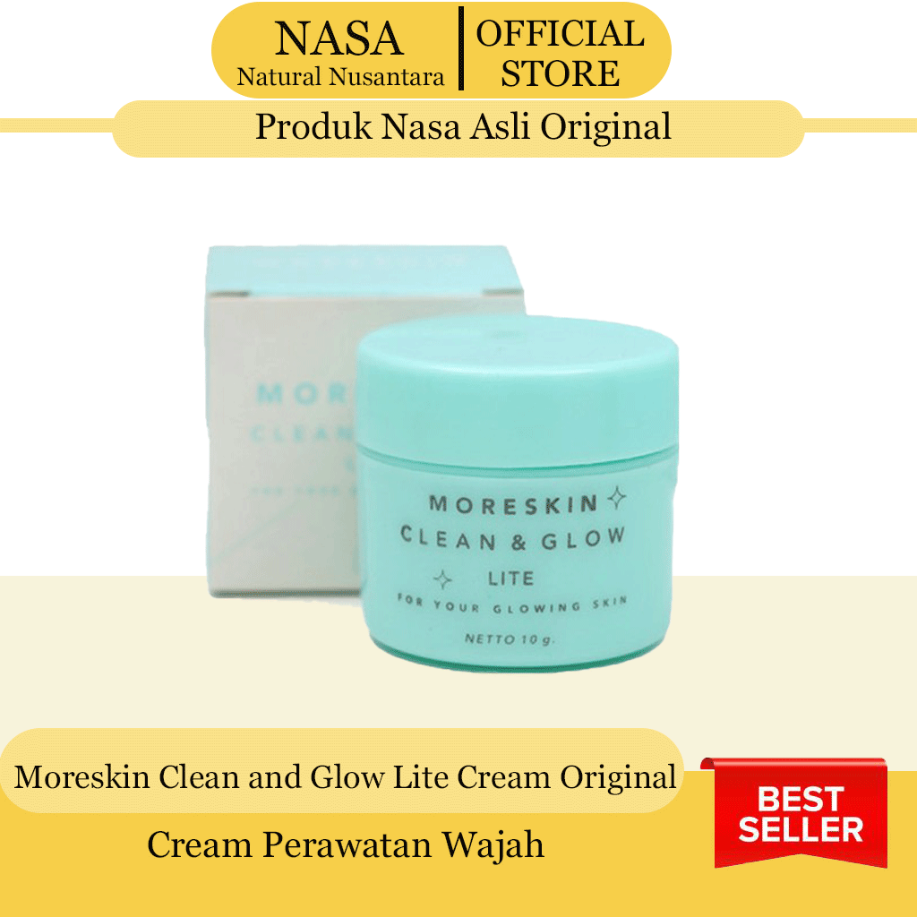 Moreskin Clean and Glow Original Nasa lite Lazada Indonesia