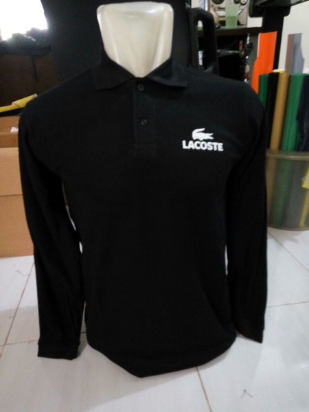 Polo Shirt Pria Lacoste Lengan Panjang 
