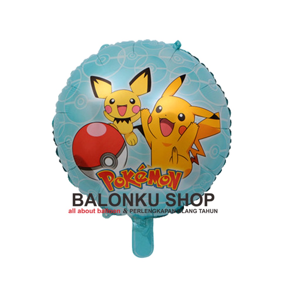 Balon Foil Pokemon / Balon Pokemon / Balon Pikachu | Lazada Indonesia