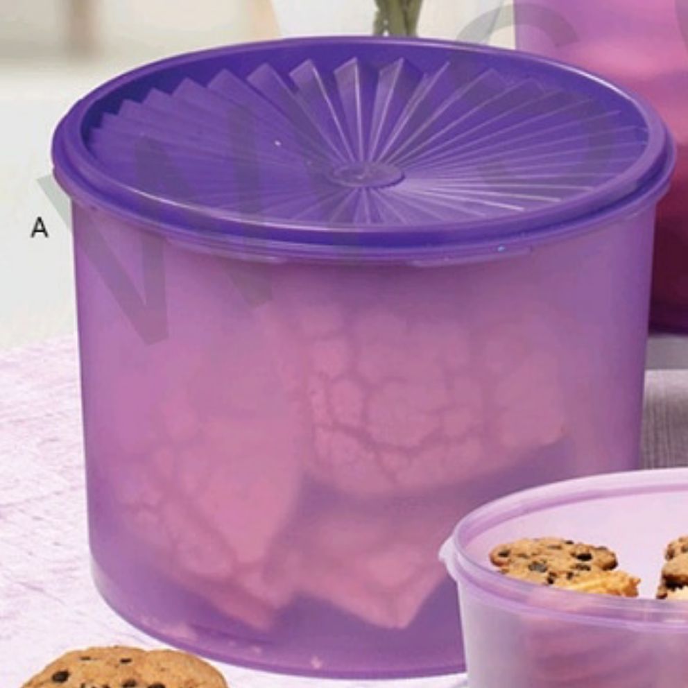 Super Deco Canister Tupperware (1) Toples Ungu Tupperware Toples