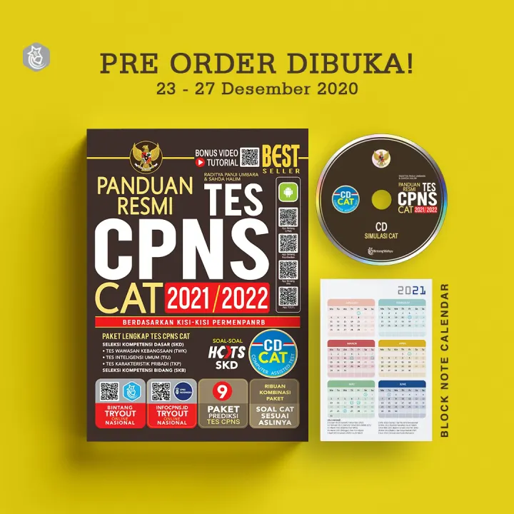 Panduan Resmi Tes Cpns Cat 2021 2022 Cd Raditya Panji Umbara Lazada Indonesia