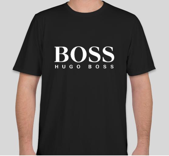 TRILOGY STORE BAJU KAOS DISTRO HUGO LOGO TEKS WHITE - PREMIUM
