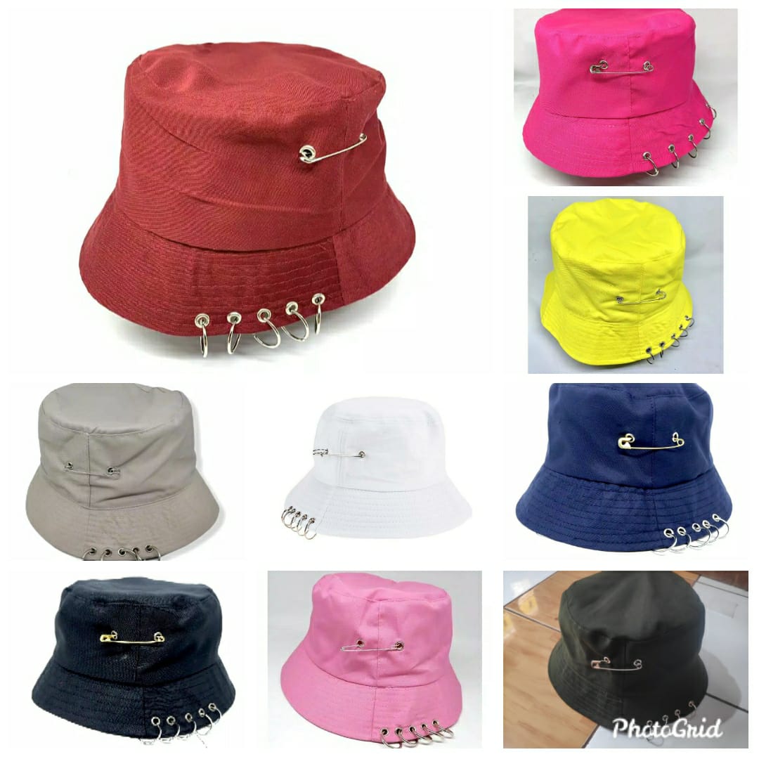 Topi BTS ARMY bucket ring Fashion 