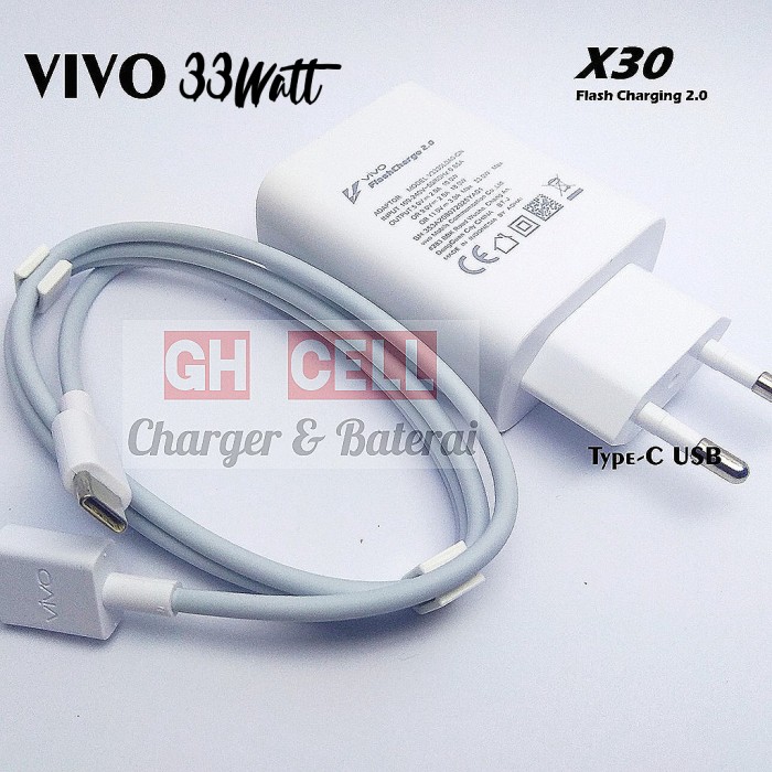 Charger Vivo V21 V21e V20 V20 Se Fast Charge 33Watt Type C Original Lazada Indonesia