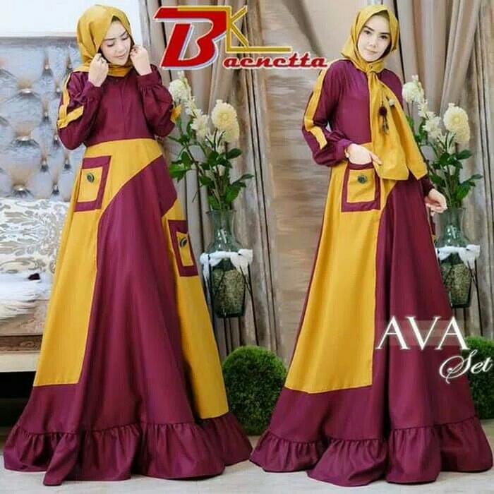 Gamis Syari AVA by BAENETTA Branded Original