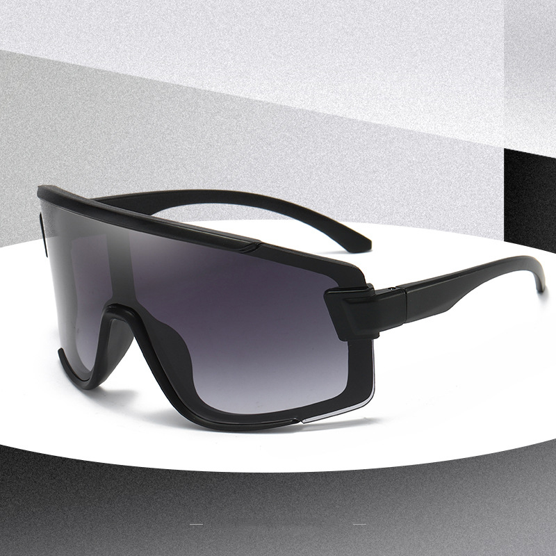 Canglex【ลดราคา】 1 ชิ้นแว่นกันแดดVisor Wrap Shieldป้องกันVoyeur Sun UV400 Visorกีฬากลางแจ้งแว่นตาแนวโน้มแฟชั่นขี่แว่นกันแดดครึ่งใบหน้าแบบบูรณาการแว่นตาโล่ยามป้องกัน