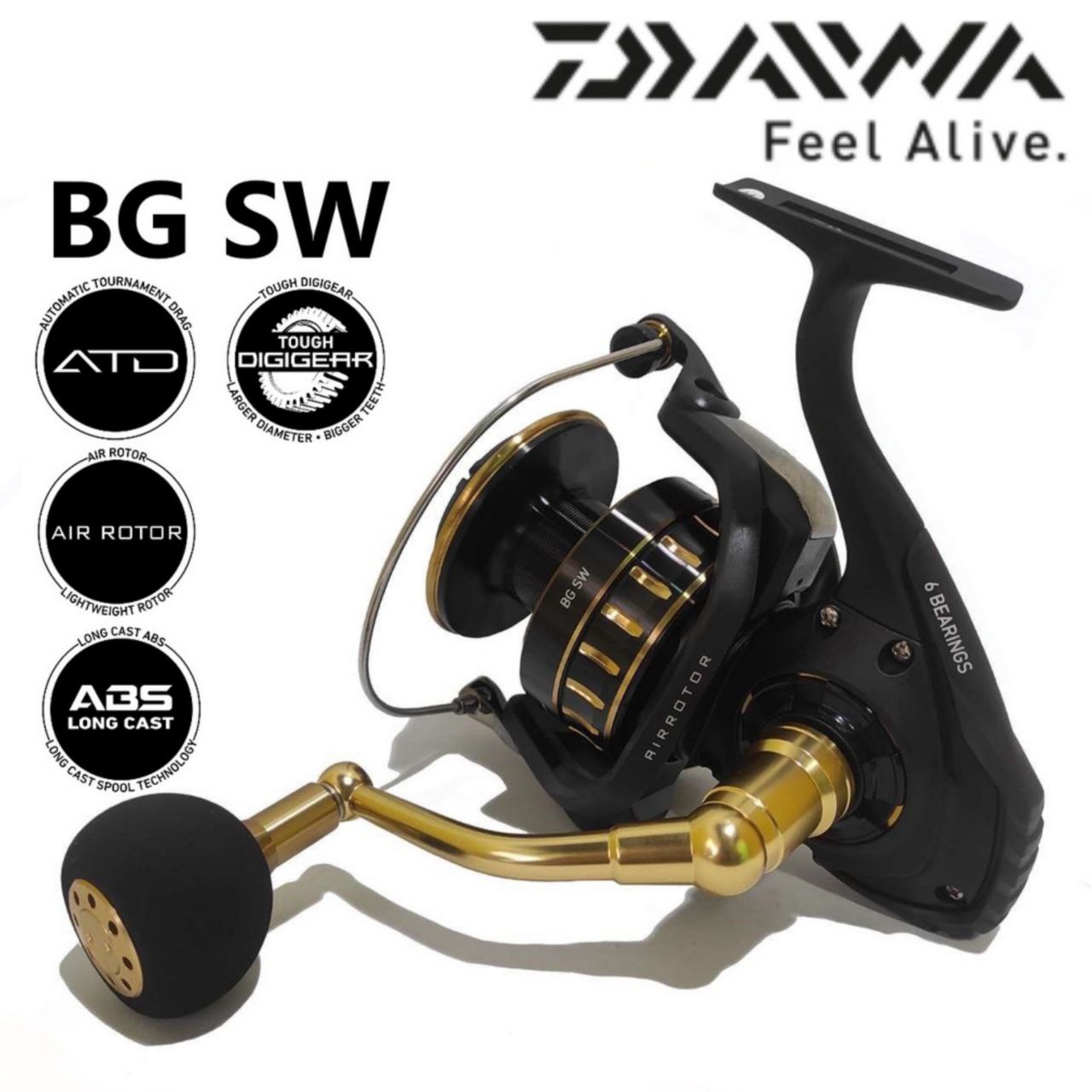 Reel Spinning Best Seller Saltwater Daiwa BG SW 4000D-CXH dan