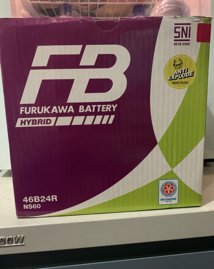 Aki Mobil Fb Furukawa Battery Ns60 Hybrid | Lazada Indonesia