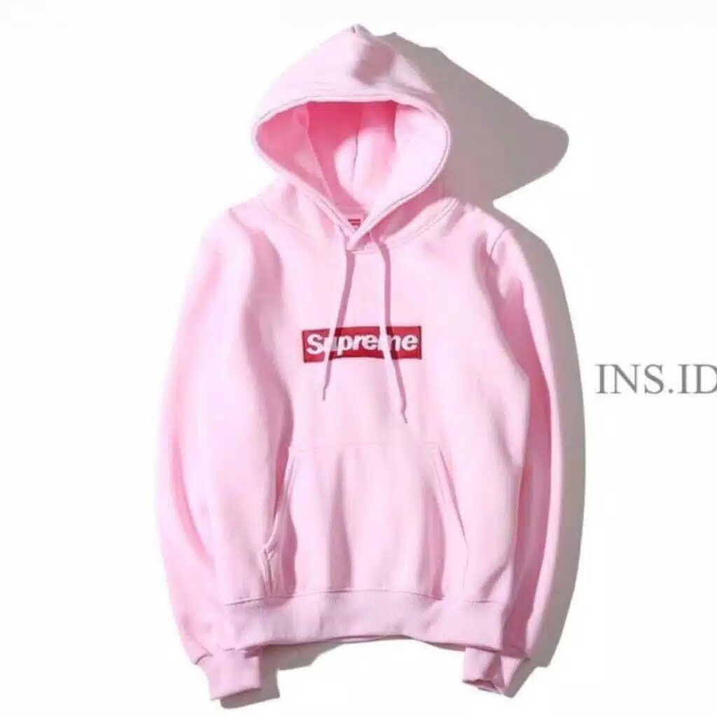 supreme hot pink hoodie