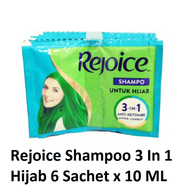 Rejoice Shampo Hijab Anti Ketombe Sachet 10 ML 6 Sachet Lazada