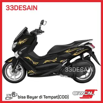 33sticker Aksesoris Motor Cutting Stiker Yamaha 20 Nmax Gold 33desain