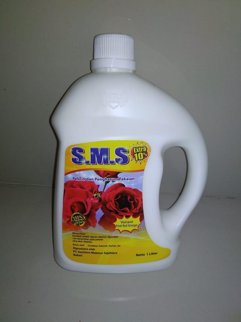 SMS Mawar Super Laundry Pewangi dan Pelicin Setrika - Merah (Stronger)