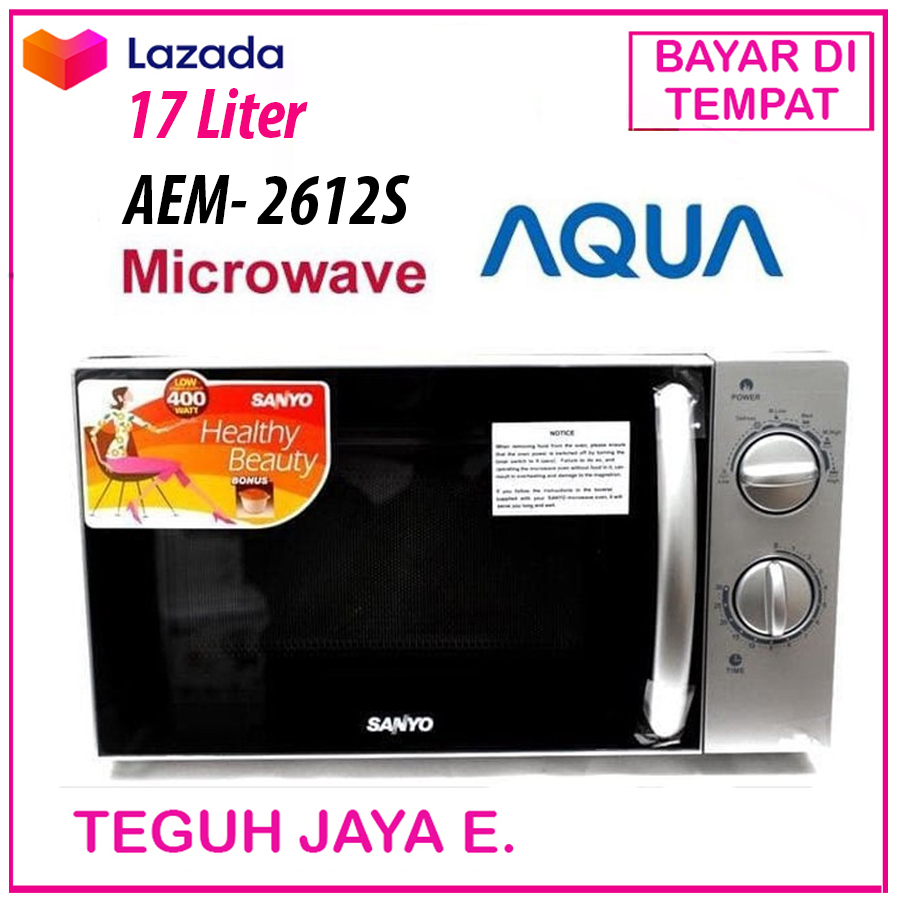 Microwave Aqua Sanyo Aems 2612S Microwave 20 Liter Model Digital garani