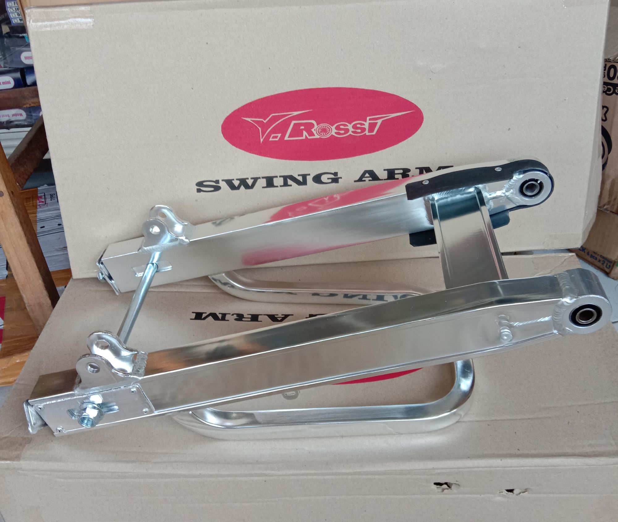 SWING ARM HONDA SUPRA X LAMA 100 CC, GRAND SILVER / SWING ARM PARIASI