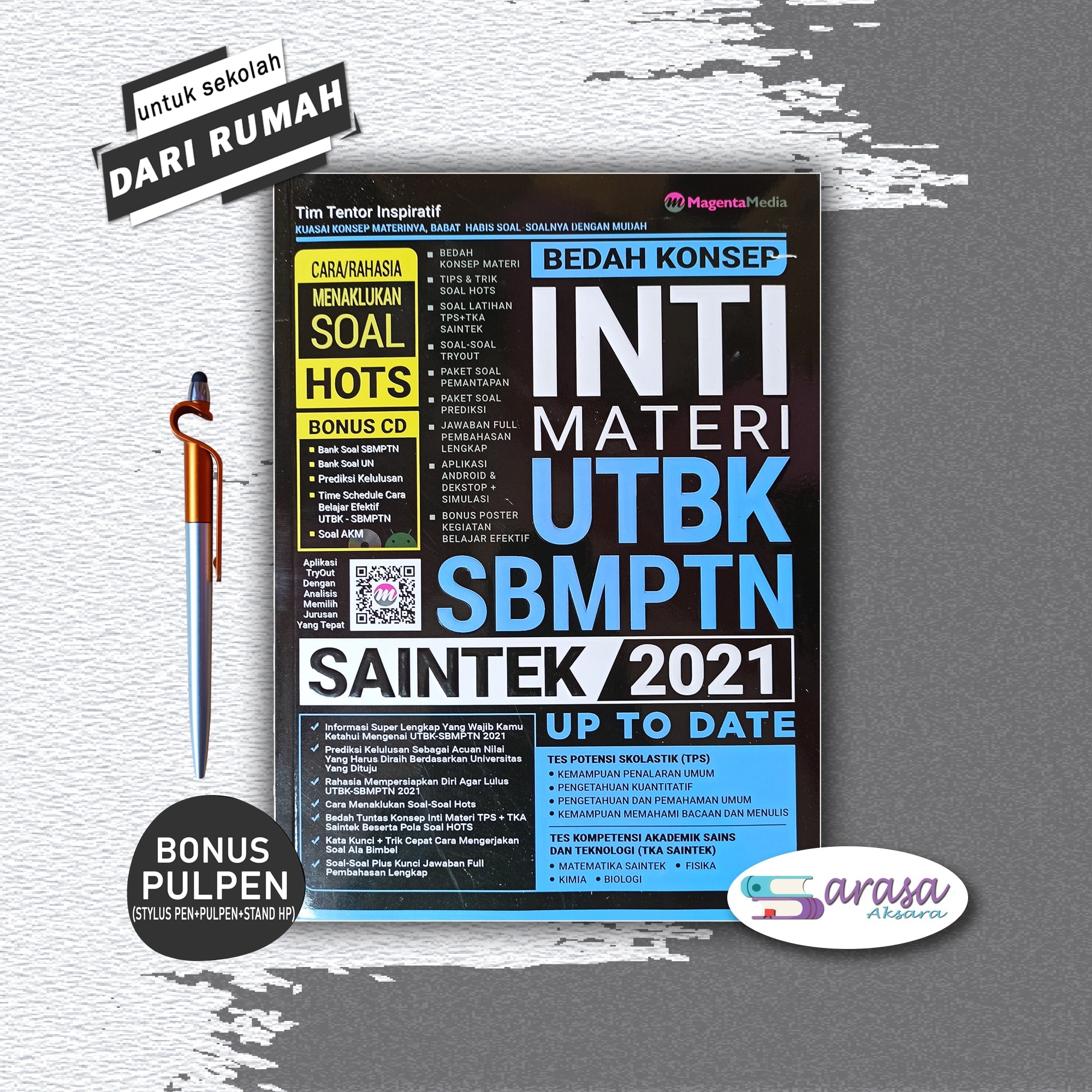 Buku Utbk Saintek Buku Sbmptn Saintek Bedah Konsep Inti Materi 2021 Lazada Indonesia
