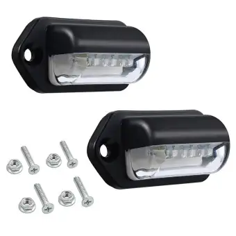 led trailer lights with number plate light