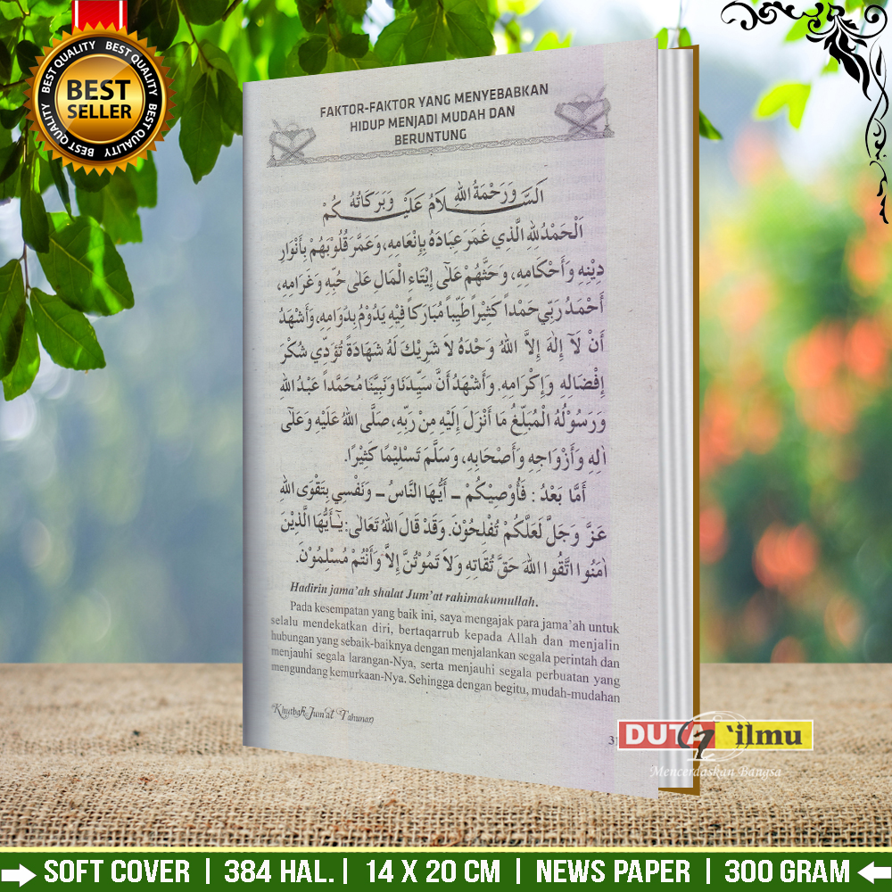 Khutbah Jumat Tahunan Membangun Kehidupan Yang Prospektif Dunia Akhirat Lazada Indonesia